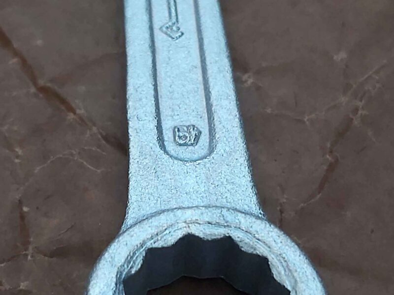 Ключ ударный накидной 19 мм, кольцевой