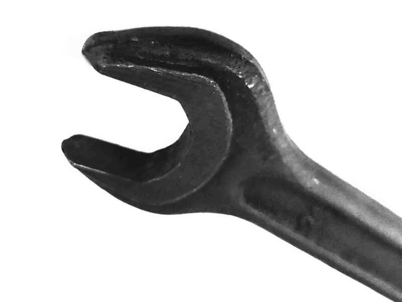 Ключ гаечный 24х27, двухсторонний, с открытым зевом, СССР.