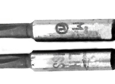 Метчик левый М5х0,8LH; к-т, Р6М5, м/р, 58/16 мм, основной шаг, СССР.