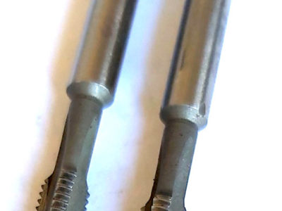 Метчик левый М5х0,8LH; к-т, Р6М5, м/р, 58/16 мм, основной шаг, СССР.