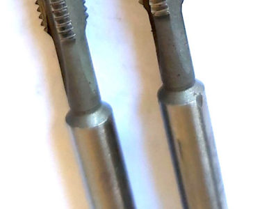 Метчик левый М5х0,8LH; к-т, Р6М5, м/р, 58/16 мм, основной шаг, СССР.