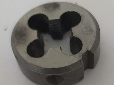 Плашка М9х0,75, 9ХС, мелкий шаг, 25/9 мм, СССР.