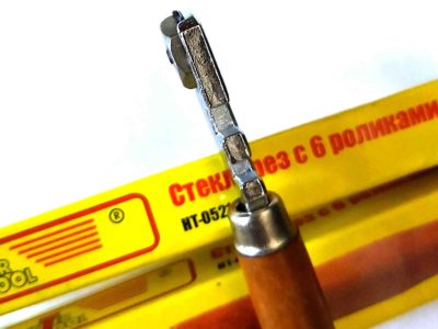 Стеклорез роликовый Intertool НT-0521 6 роликов.